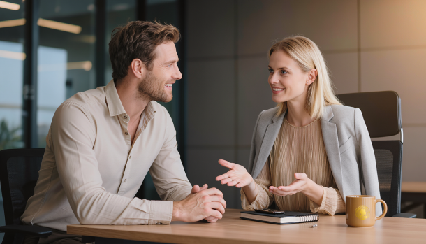 Schéma illustrant 4 dimensions du leadership en management : donner le cap, influencer avec justesse, communiquer utilement et rassembler
